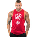 Workout Bodybuilding Sports Brand Gym Mens Back Tank Top Muscle Fashion Sleeveless Shirt Stringer Clothing Singlets Fitness Vest