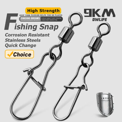 Duo - Lock Snap Swivels 50~ Fishing Stainless Brass | SAMAG