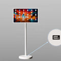 21.5/32 Inch Stickme Smart Screen TV WHITE Hd Android Interactive Touch Lcd Display Battery Stand Wireless Smart Portable Tv
