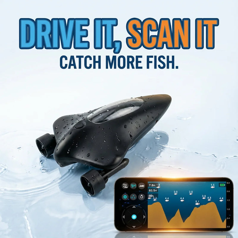 Wireless Fish Finder Boat with Sonar, Remote Control RC - View 4 | SAMAG