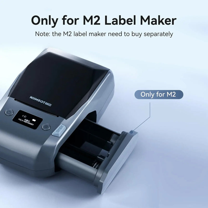 2Rolls Balck White or Color Ribbons of Niimbot M2 Thermal Transfer Label Printer Home Office 20-50mm Width Pint up to 24 Meters