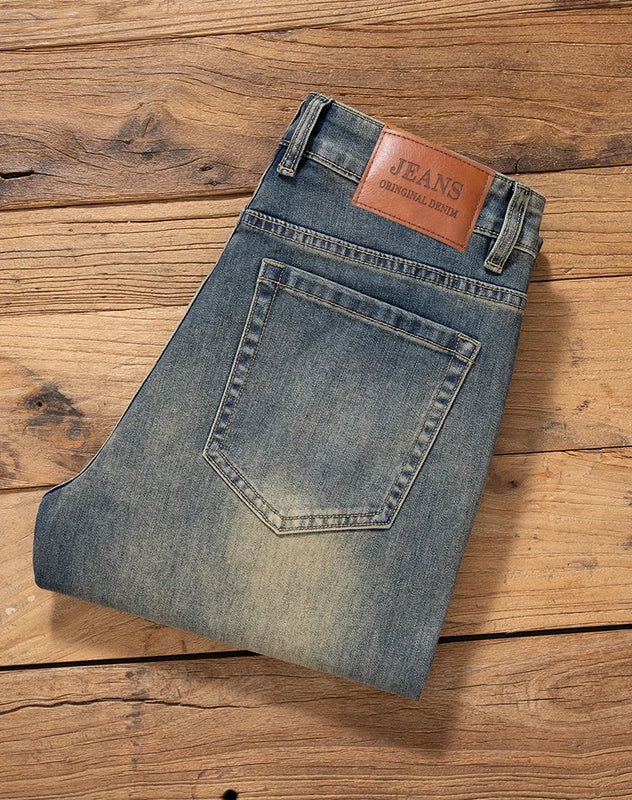 Men's Premium Lightweight Business Stretch Denim Pants | SAMAG