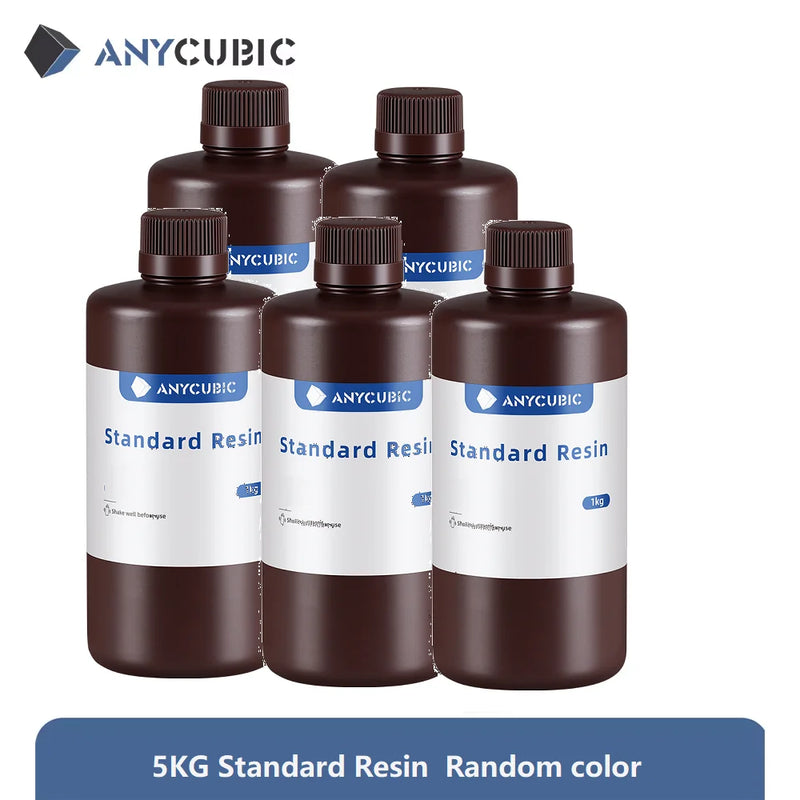 ANYCUBIC 5KG Standard Resin 3D Printer High Precision Standard Resin 3D Printing DIY Figurines Materials For Photon Mono 5s Pro