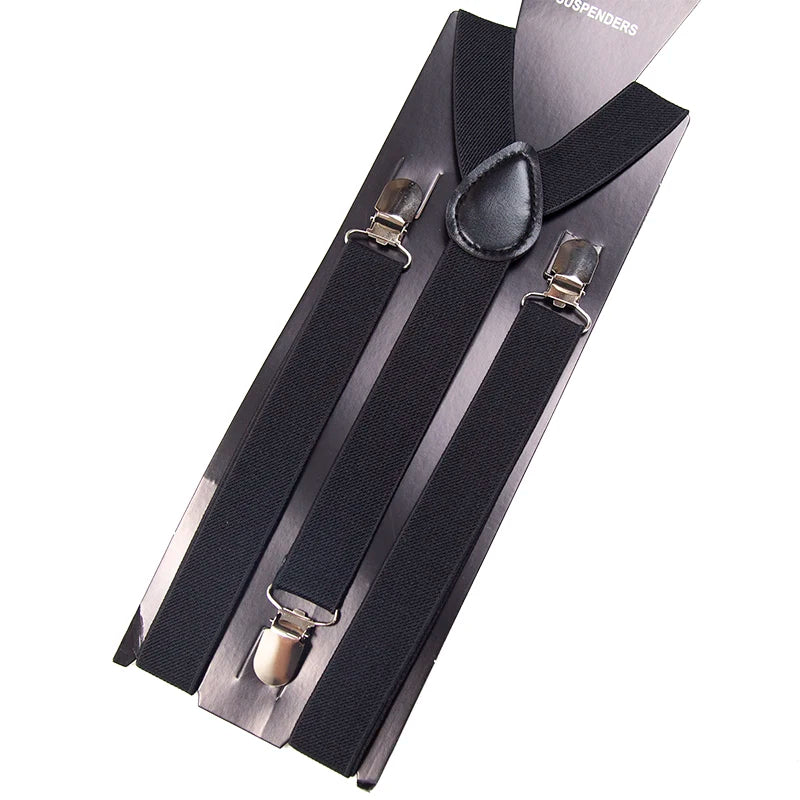 30 Colors Vintage Suspenders Men Women Adult Y Back Adjustable Straps Elastic Trouser Braces Belt Wedding Party Accessories