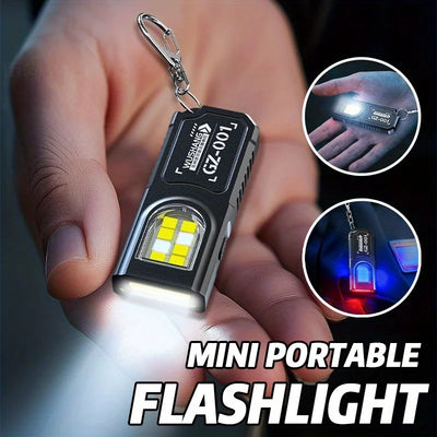 Powerful Mini COB LED Keychain Flashlight USB C | SAMAG