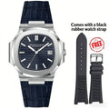 New Specht & Söhne 40MM Rose Gold Japan Miyota 8215 Movt Automatic Mechanical Men Watch Steel Sapphire Crystal 50M Waterproof