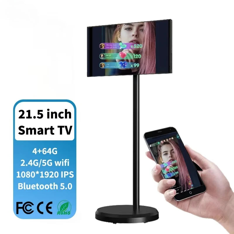 Outdoor Portable Tablet Tv Rollable Smart Touch Screen Manufacturer Smart Tv Television 21.5 Inch LCD TV With Android Wifi