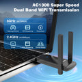 COMFAST 1300Mbps USB 3.0 WiFi Adapter 2G&5G Dual Band Adaptador Antenna 802.11AC MU - MIMO Network Card - Visuel 3 | SAMAG