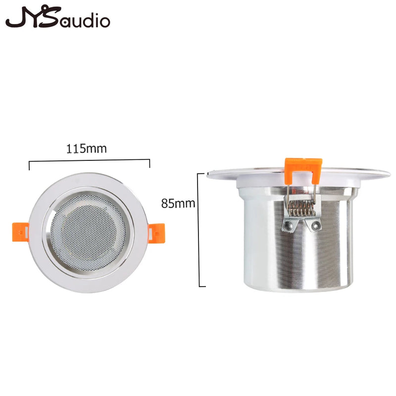 Smart Mini Bluetooth Wall Amplifier Home Theater Sound System with Stereo Ceiling Speaker Background Music for Hotel Residential
