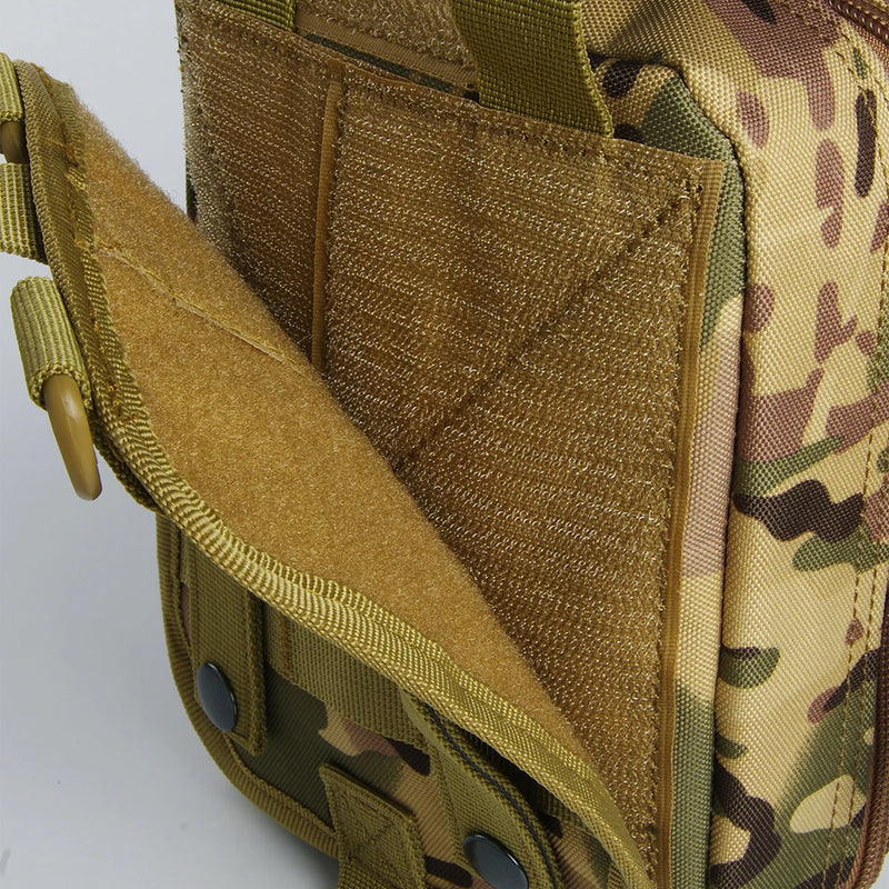 Survival First-aid Kit Container Travel Oxford Cloth Waterproof Tactical Waist Pack Outdoor Climbing Camping Equipment safe Bag