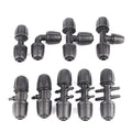 2~10Pcs 16mm PE Pipe Connectors Garden Watering Irrigation Joints Agricultural Irrigation Quick Connector Straight Elbow Tee