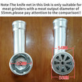 Meat Grinder Pinion Mixer Spare Parts Meat Grinder Knife Stainless Steel Grille for Food Grinder Accessories Kitchen Tool