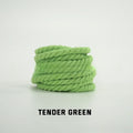 1Pair Round Twisted Rope Laces Kid Adult Sneaker 6MM Width Cotton Shoelace Rubber Bands for Casual Shoe 120/140/160CM Accessorie