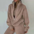 Tracksuit Set Stylish Autumn And Winter Comfortable Warm Two-piece Sets Suit Women Casual Streetwear Sportswear
