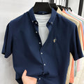 Short Sleeved Shirt Men's Summer New Item Pure Cotton | SAMAG