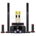 5.1 Home Theater Set 200W Peak Sound Box 8Ω HiFi Bluetooth Speaker 3-Way 3 Inch Active Audio Coaxial Optical USB For Home KTV
