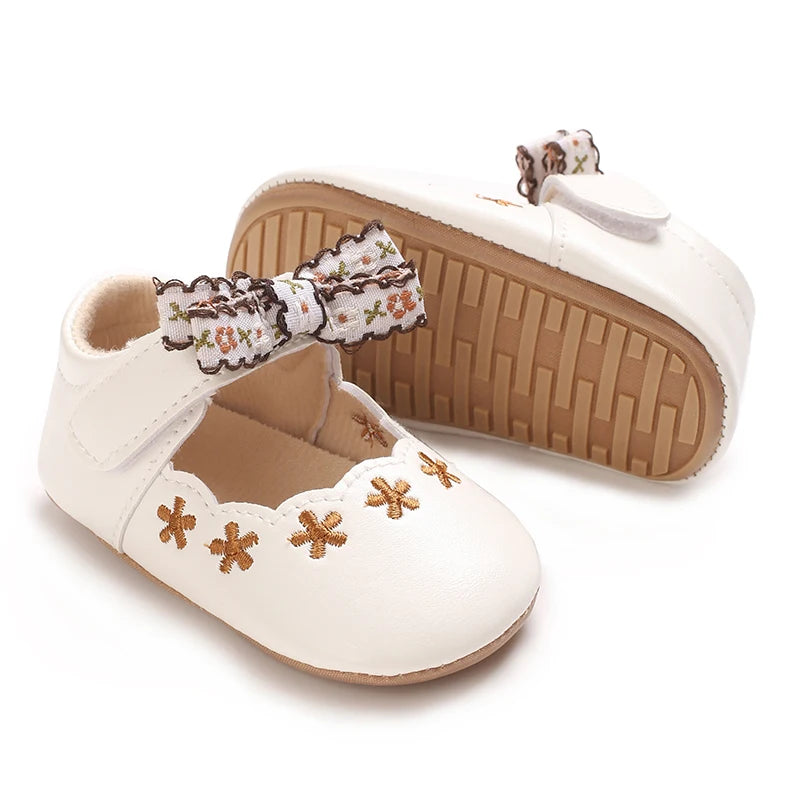VALEN SINA 0 - 18 Months Newborn Girl White Baptism Shoes - View 25 | SAMAG