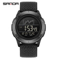 SANDA 2198 Timing Men's Electronic Watch Outdoor Climbing Sports Waterproof LED Large Dial Alarm Clock - Visuel 12 | SAMAG