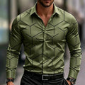 European American Trendy Men Geometric Branch Line | SAMAG