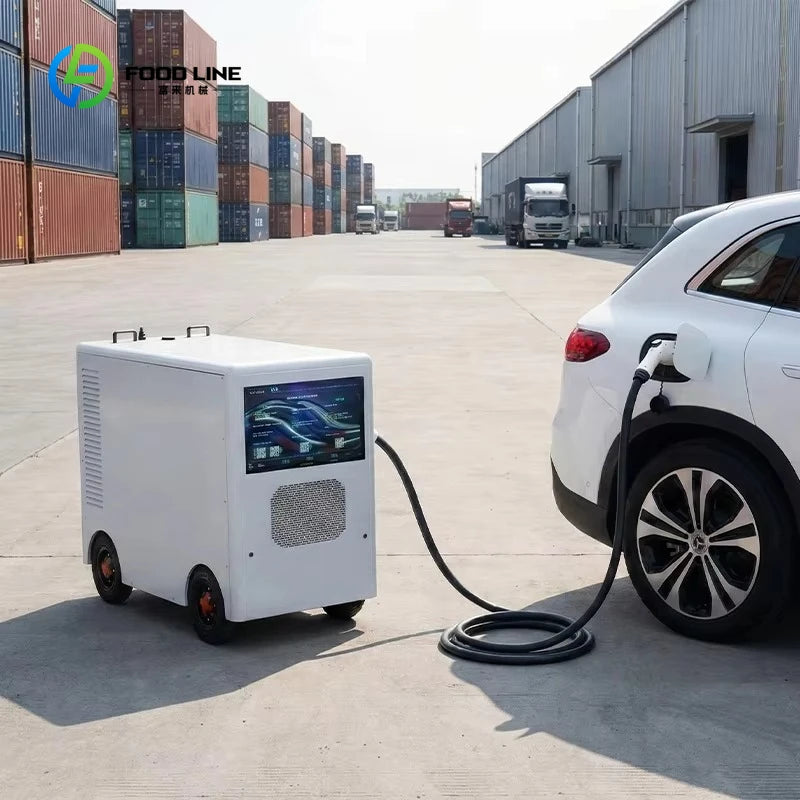 Customized All-in-One Mobile Energy Storage Charging Unit 200kWh 120kW Integrated EV Charger and Power Bank