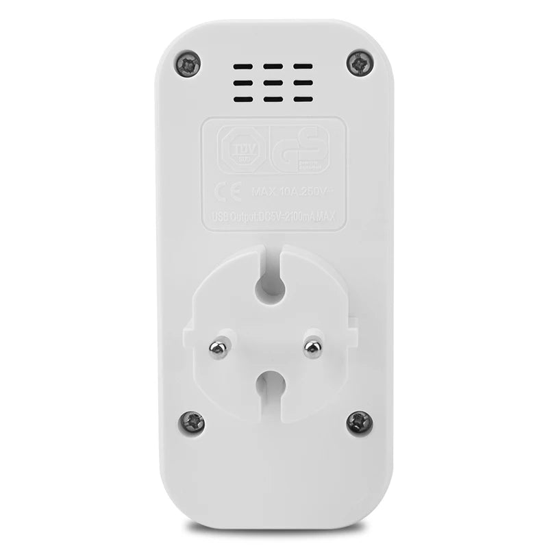New EU Plug Adapter Conversion Plug Multifunctional Socket Portable Dual Usb Port German French Russian Universal Socket