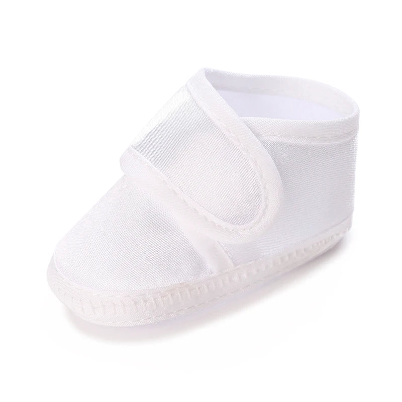 Multiple Styles Newborn Baby First Baptist Shoe: Newborn Boy and Girl White Baptist Shoes Soft Sole Walking Shoes Size-9CM-10CM