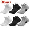 3 Pairs Anti-slip Soccer Socks Men Mid Tube Cotton Short | SAMAG