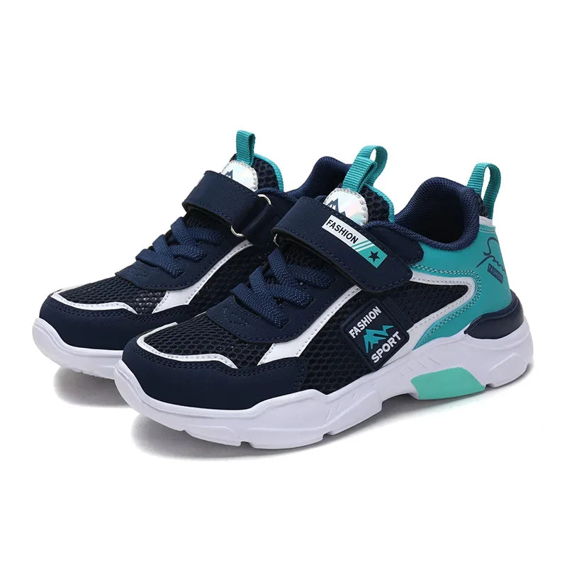 Children Casual Shoes Boys Light Student Summer 5 8 9 10 12 13 Years Old Sport Mesh Footwear Kids Fashion Chunky Sneakers Tenis