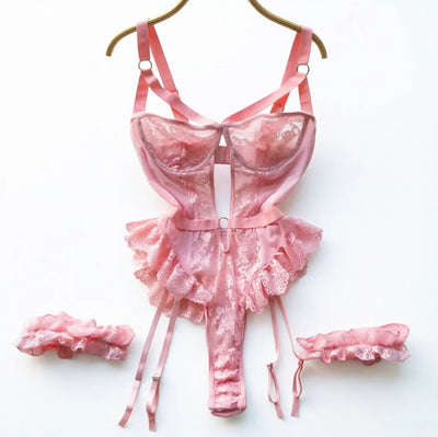 Erotic Underwear Bras Sets For Women Lace Garter Lingerie | SAMAG