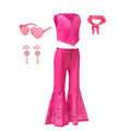 Summer Rose Pink Sleeveless Girl Cosplay Outfit Star - View 14 | SAMAG