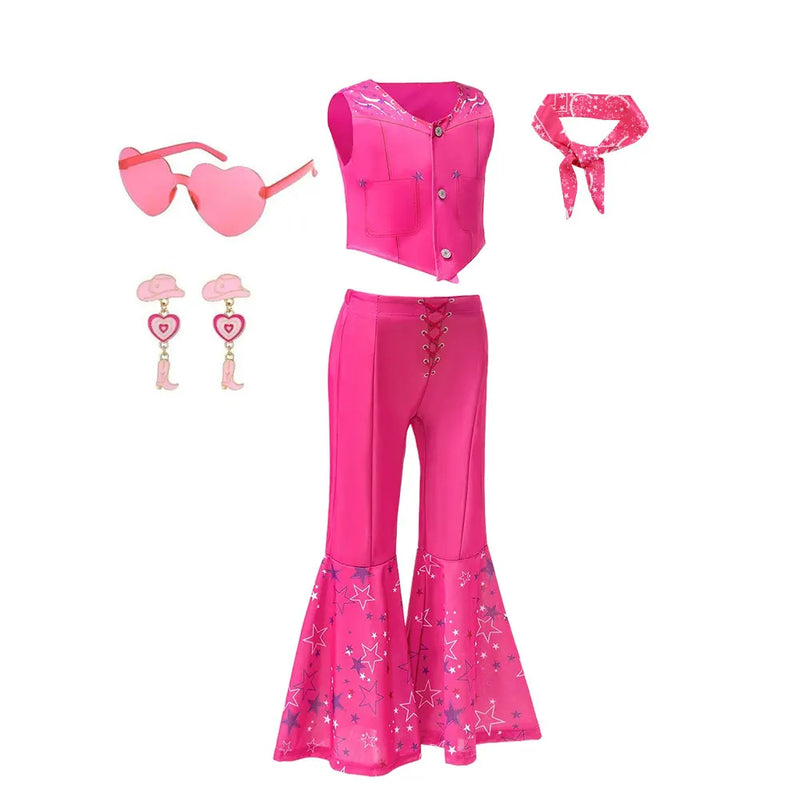 Summer Rose Pink Sleeveless Girl Cosplay Outfit Star - View 14 | SAMAG