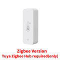 Tuya WiFi Zigbee Temperature Humidity Sensor Smart Home Indoor Hygrometer APP Remote Control  Work with Yandex SmartLife Alexa
