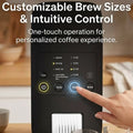 3 In 1 Coffee Capsule & Ground Coffee Brewer, 30 Oz Removable Water Tank, 4 Brew Sizes 6-12 Oz, Self-Cleaning Fast Heating Coffe