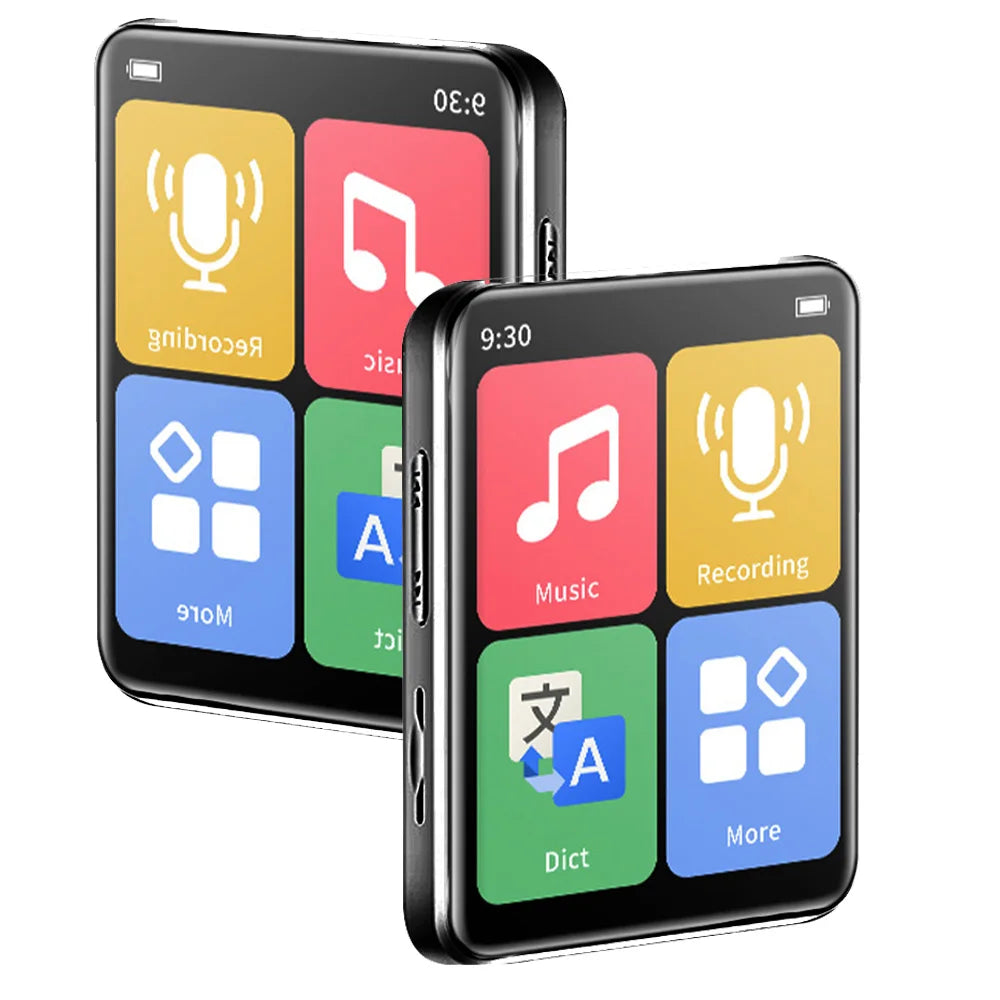 New Sports Bluetooth MP3 Player With Clip 128GB 32GB Mini Music Video Player Support FM Recorder Pedometer E-book TF SD Card