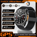 2026 New Military Smart Watch Men Built-in GPS 530mah Bluetooth Call 3ATM Waterproof Barometric Altimeter Sports Smart Watches