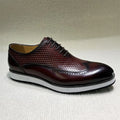 Men's Genuine Leather Loafers Slip-on Casual Shoes Handmade Comfortable Flat Sneakers for Daily Office Outdoor Street Wear
