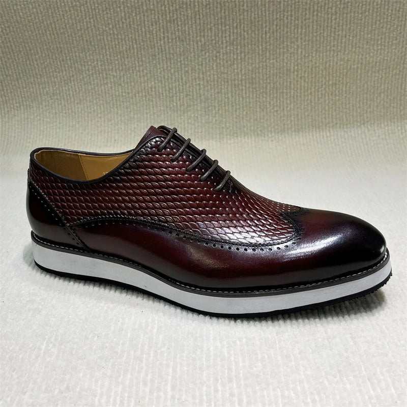 Men's Genuine Leather Loafers Slip-on Casual Shoes Handmade Comfortable Flat Sneakers for Daily Office Outdoor Street Wear