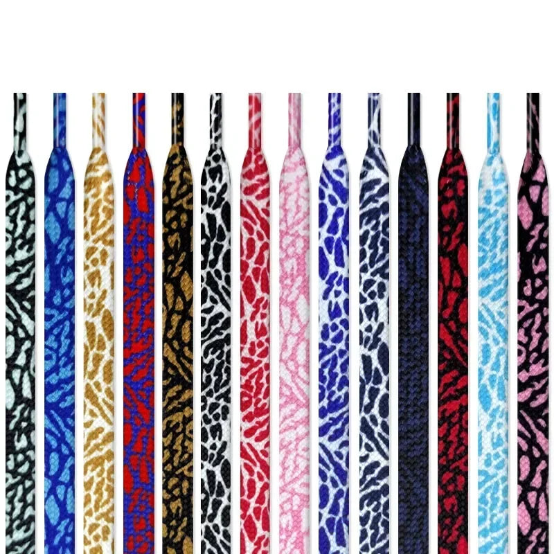 Running Rope Shoe Laces Burst Texture Sneakers Shoelaces Men's Women's Casual Laces Sneakers 120/140/160 CM Shoes Accessories