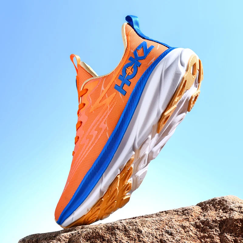 Men Full Carbon Plate Running Shoes Professional Marathon Racing Lightweight Bounce Cushion Breathable Sports Sneakers Unisex
