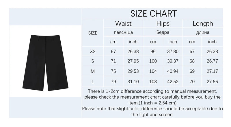 Women's Shorts New Summer Black Cropped Simple Casual - View 6 | SAMAG