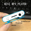 Mini MP3 Player Portable Music 3 5mm Interface Micro Stereo Sports