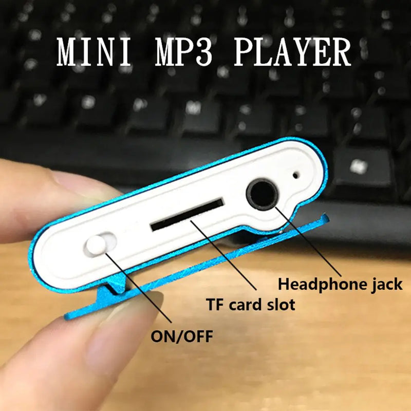 Mini MP3 Player Portable Music 3 5mm Interface Micro Stereo Sports