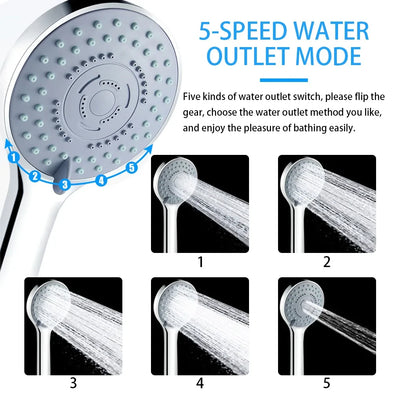 Bathroom Sprayer Shower Jetting Head Water Saving | SAMAG