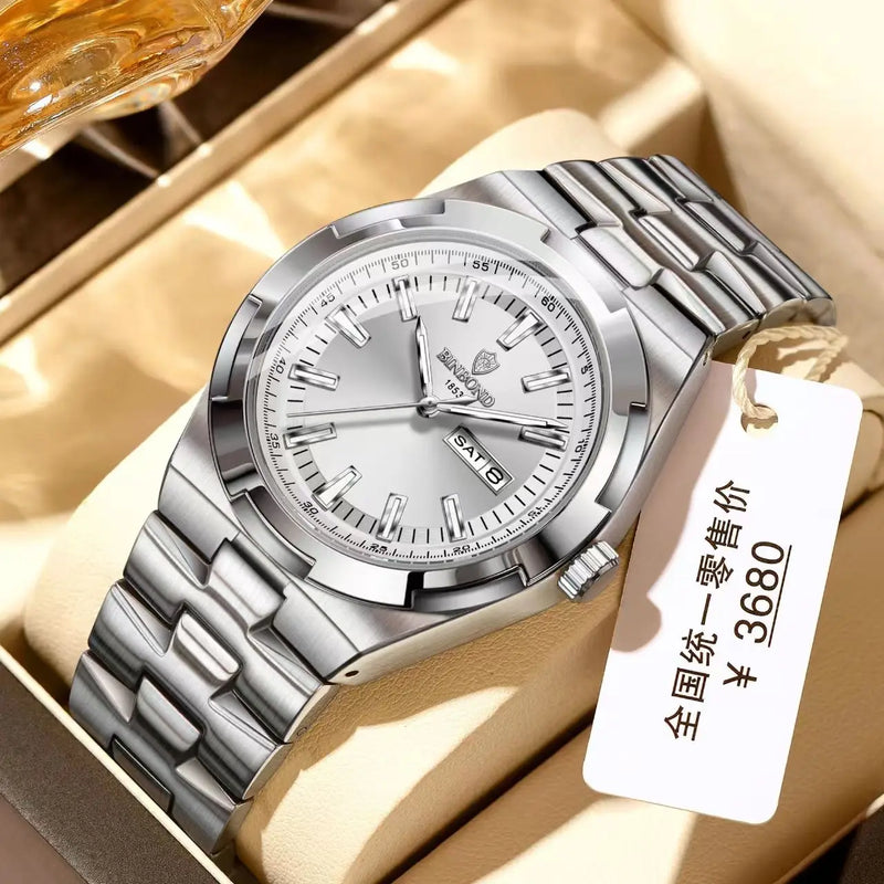 2026 New Luxury Men Business Watches Calendar Quartz Wristwatches For Mens Clock Reloj Hombre