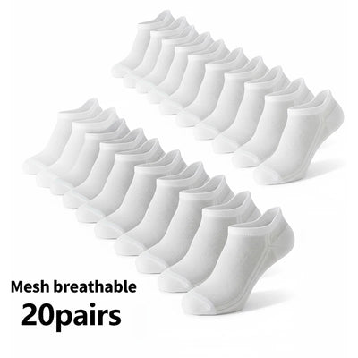 Pairs Men's Ankle Socks, Breathable Mesh Sports Casual | SAMAG