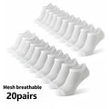Pairs Men's Ankle Socks, Breathable Mesh Sports Casual | SAMAG