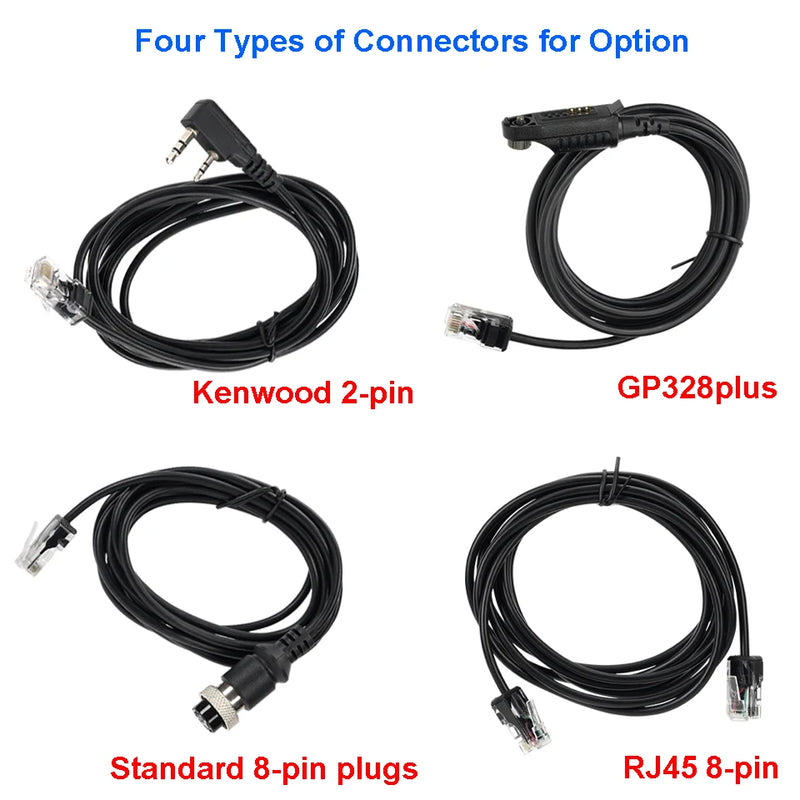 Retevis Aliunce SM01 Desktop Microphone For Walkie Talkie RT622 RT3S HD1 RA685 RT95 Two-Way Radio Handheld Mic 2pin / GP328plus