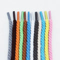 1Pair Round Shoelaces 6mm Thicker Cotton Shoelace AF1/AJ1 Twisted Rope Laces Sneakers Boots Shoe Laces for Shoes 120/140/160CM