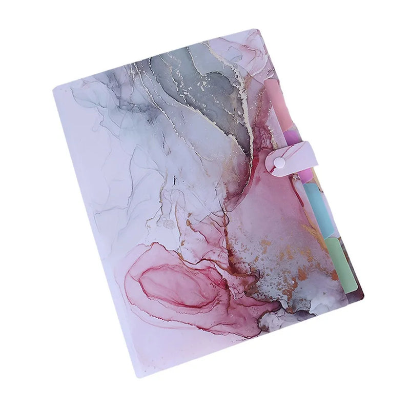 Multi Layered Document File Folder Paintings Collection Book Archives Bag Binder Contract Clamp School Office Business Supplies