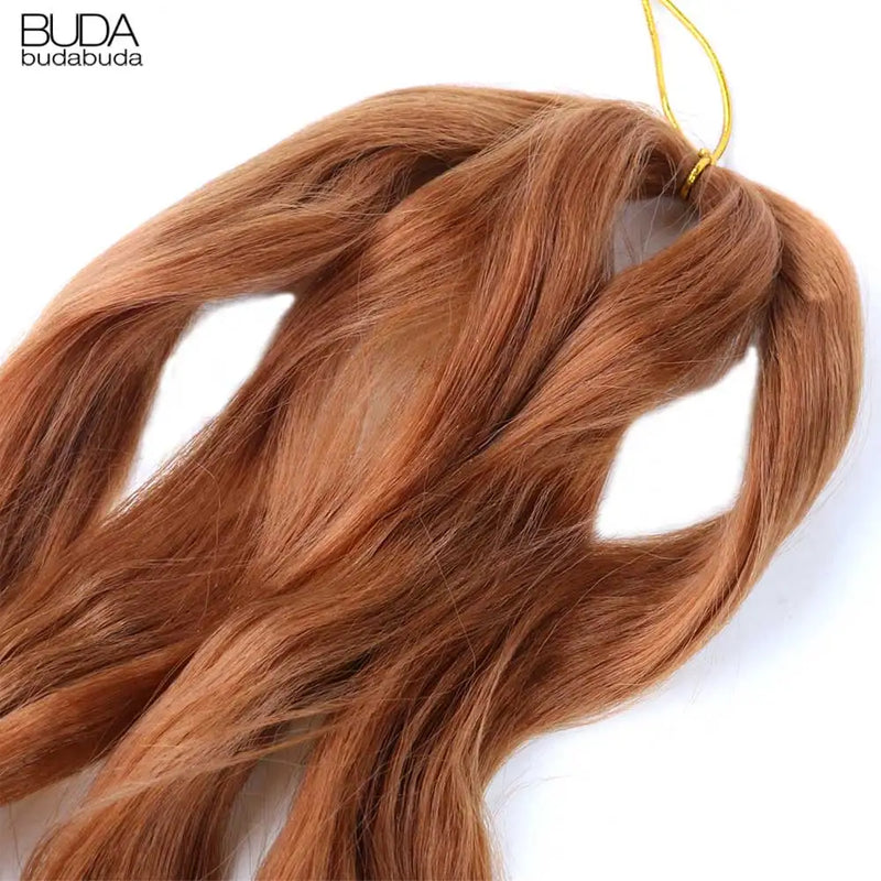 Loose Wave Braiding Hair Extensions 24" Synthetic Spiral Curls Braids Hair Pre Stretched Bouncy Braid French Curls Braiding Hair